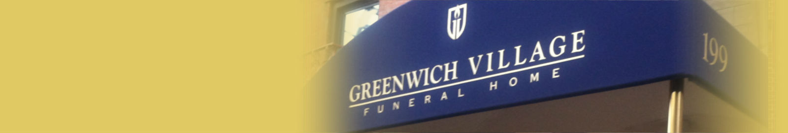 Greenwich Village Funeral Home Awning Photo