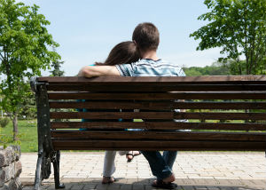 Couple On Bench