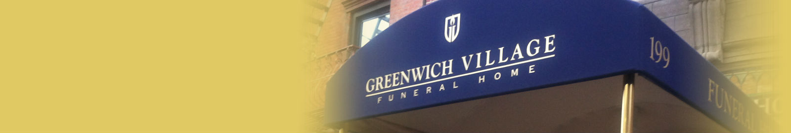 Greenwich Village Funeral Home Awning Photo