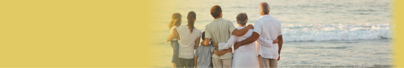 Funeral PrePlanning - Family on Beach Image